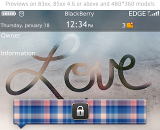 Flannel Theme for BlackBerry Preview 4