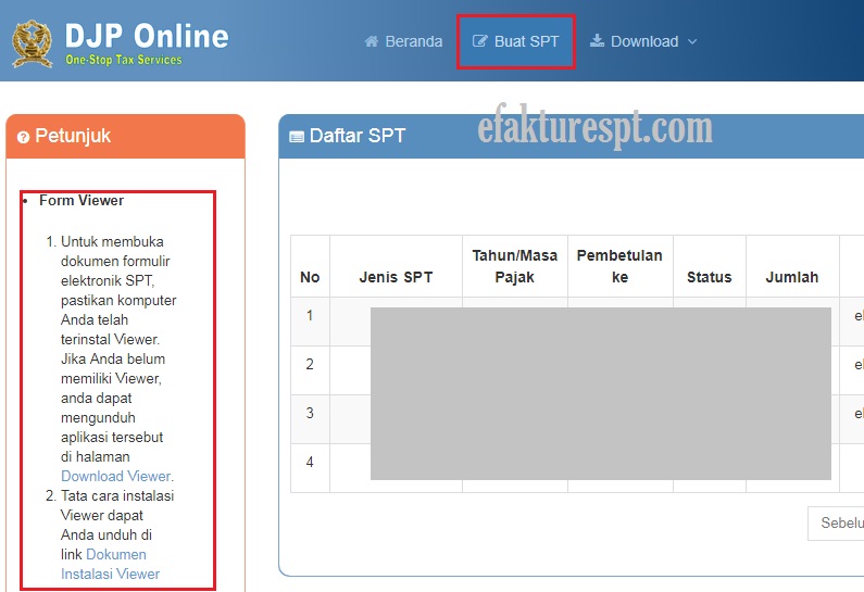 E Form Pajak Cara Lapor E Form 2019 Efaktur Dan Espt