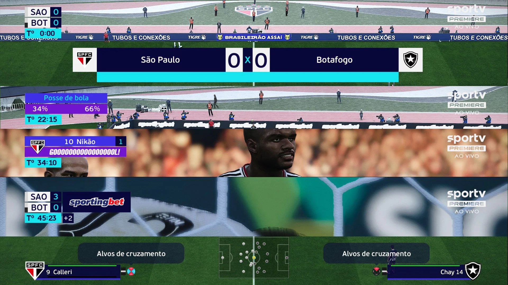 PES 2021 SporTV / Premiere Brazilian Scoreboard Pack