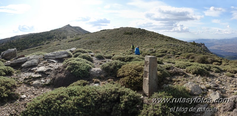 Almirez - La Cumbre - Cruz del Pescadero - Piedra Horadada - Tajo de la Querencia - Tajo de la Cruz