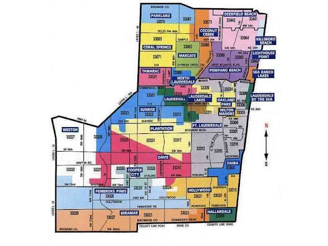 zip code map broward county fl