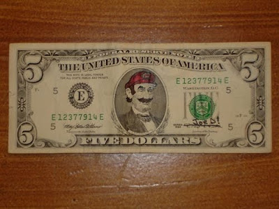 dollar bill drawing