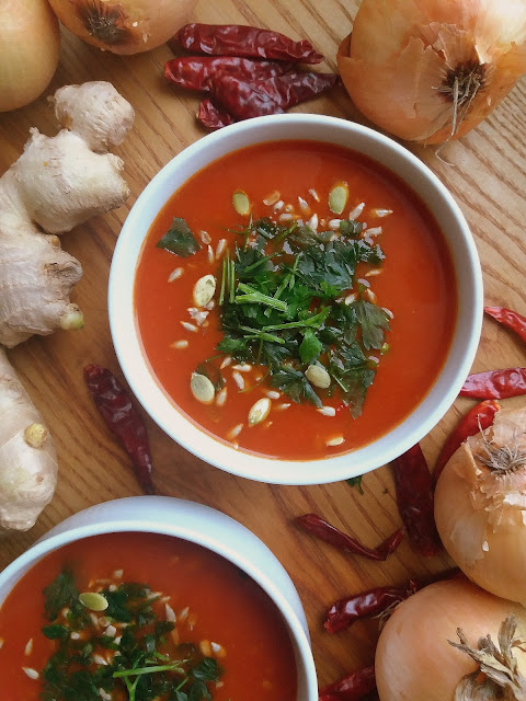 Zupa pomidorowa po indyjsku / Indian Style Tomato Soup