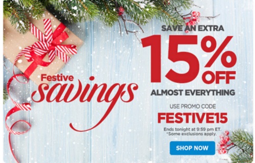 The Shopping Channel Flash Sale Festival Savings 15% Off Promo Code