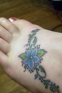 tattoos for womens feet flower tattoos for womens feet