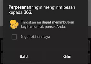 peringatan biaya