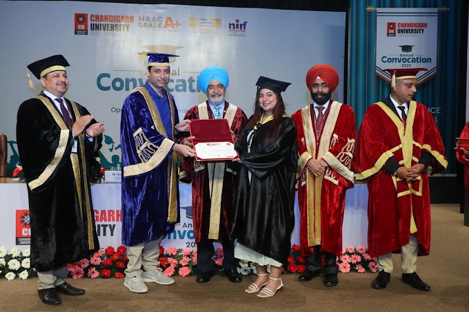 Chandigarh University organized Annual Convocation for the 1st Batch of Open and Distance Learning