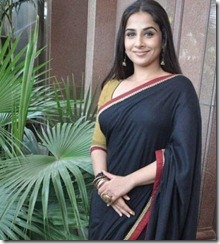 vidhya _in_black saree