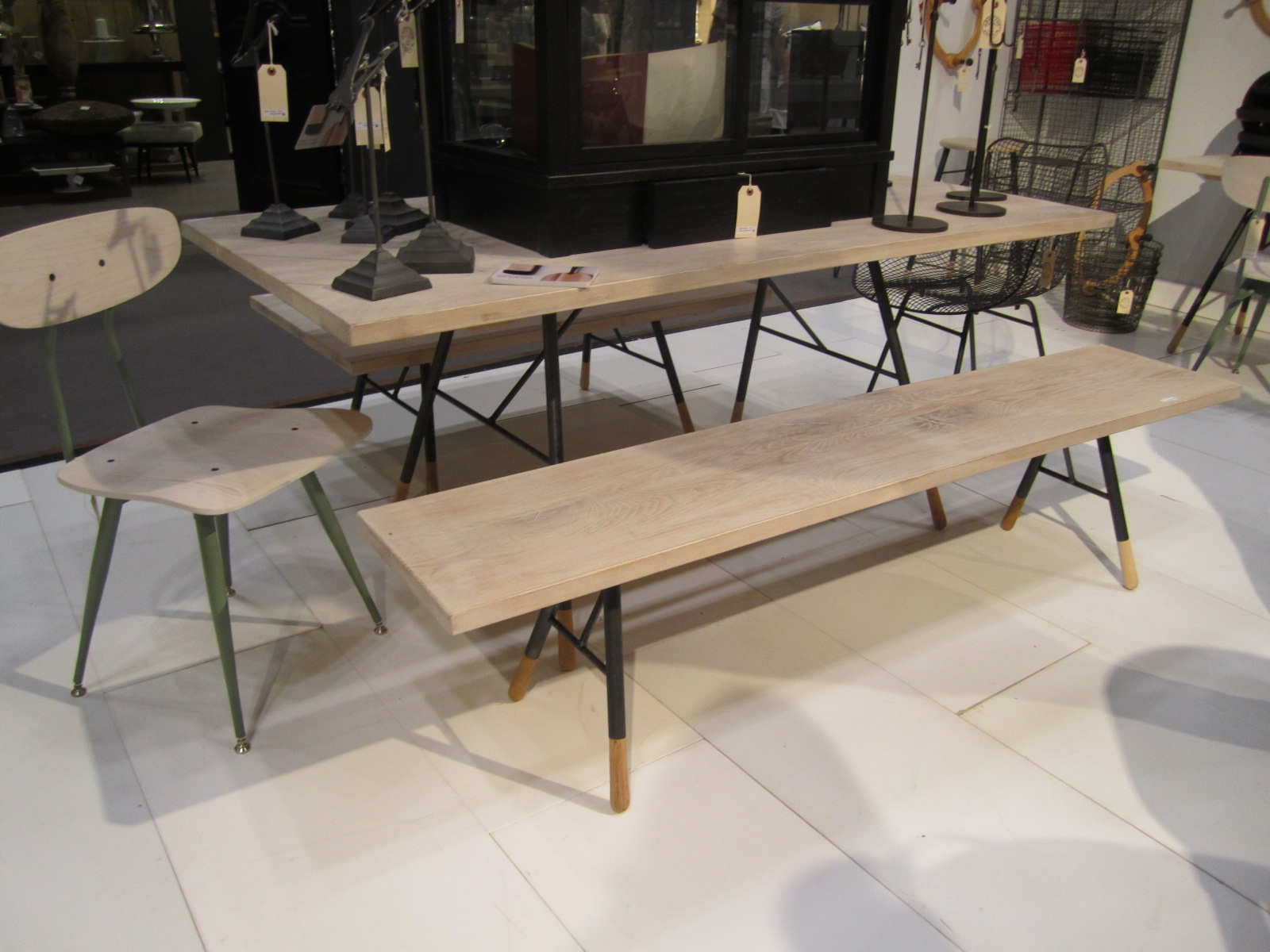 wood picnic tables