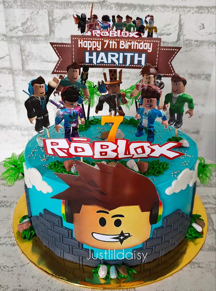 Just Lildaisy Ampang Roblox Cake - roblox number 8 cake