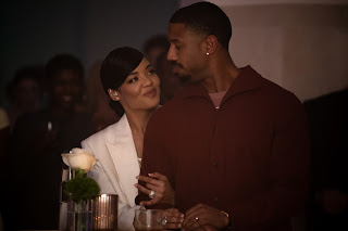 Tessa Thompson stars as Bianca and Michael B. Jordan as Adonis Creed inCREED III A Metro Goldwyn Mayer Pictures film