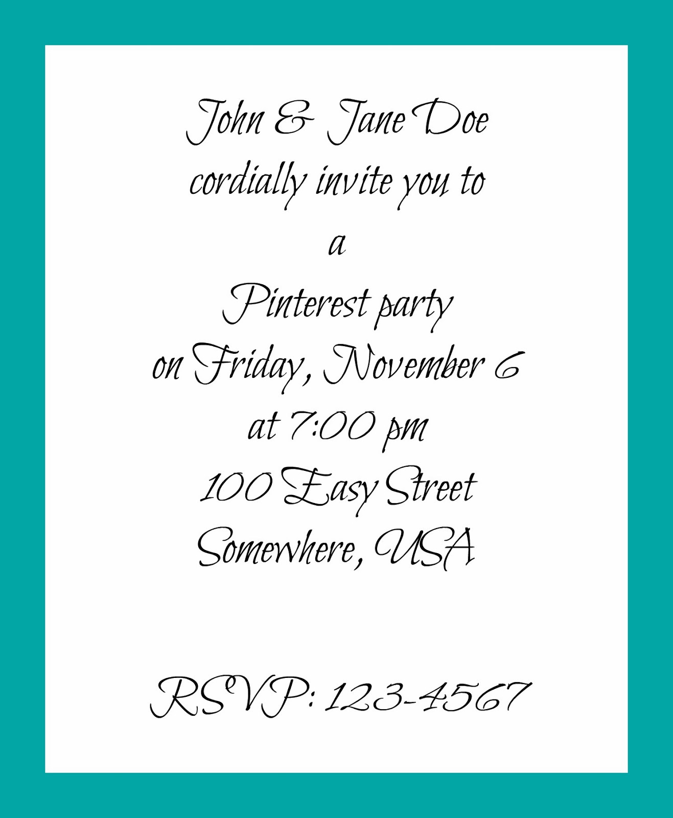 Sew} Daily: Hostessing: How to Write an Invitation {+ free printables