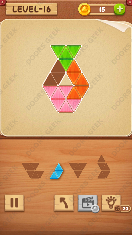 Block Puzzle Jigsaw Rookie Level 16 , Cheats, Walkthrough for Android, iPhone, iPad and iPod