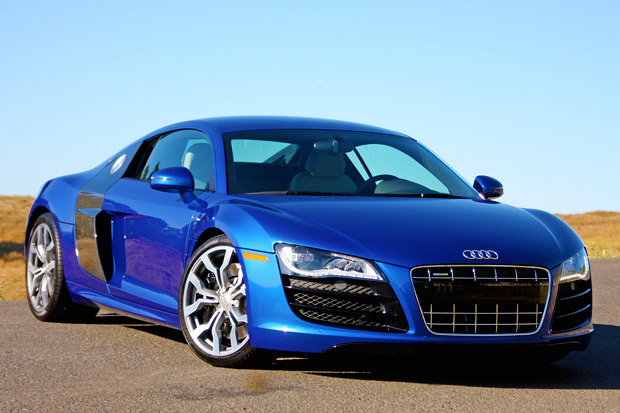 audi r8 blue