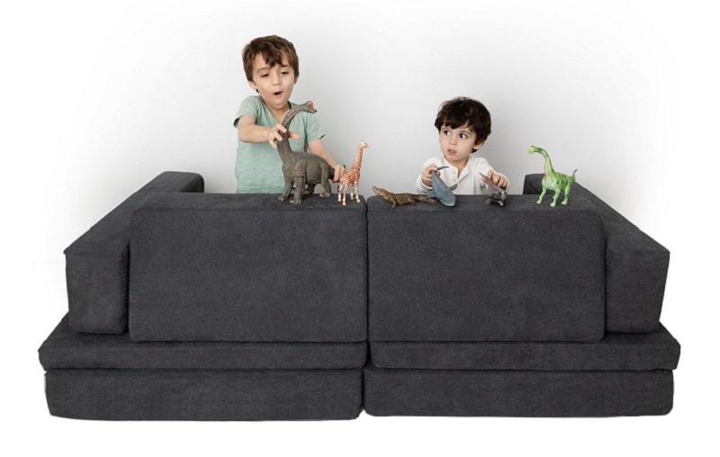 kids playing with the whatsie couch