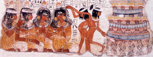 Фрагмент фрески из гробницы Небамуна. Фивы, Египет, XVIII династия