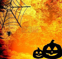 Image of halloween abstract background