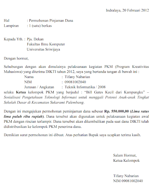 Surat Rasmi Permohonan Klinik Panel - Rasmi B