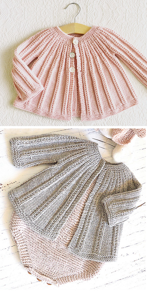 Baby Cardigan and Romper - Knitting Pattern 