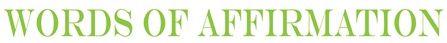 words - words of affir