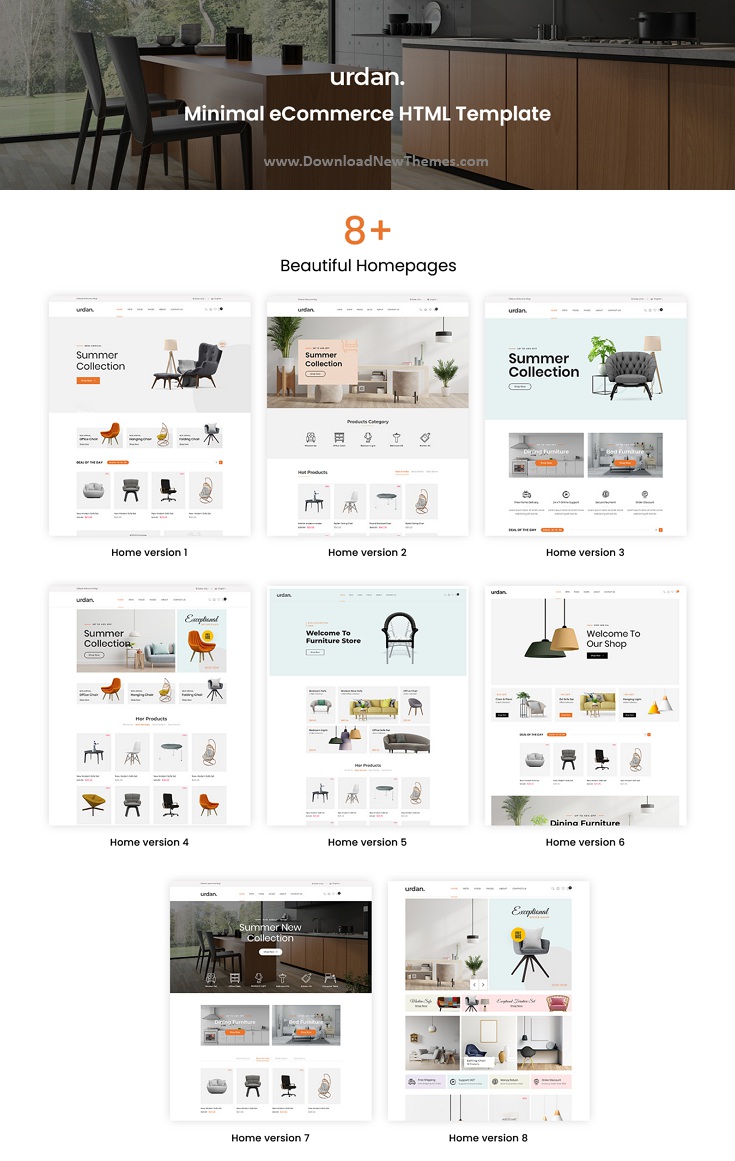 Minimal eCommerce Bootstrap Template