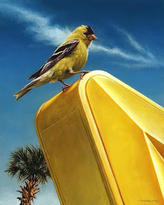 Designer Con 2019 Exclusive Animal Style (American Goldfinch) Fine Art Giclee Print by Jason Edmiston