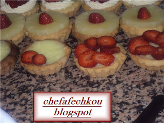 Tartelettes au fraises et ananas