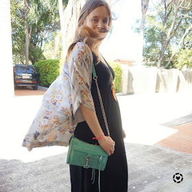 awayfromblue instagram outtake windy day kimono and maxi dress