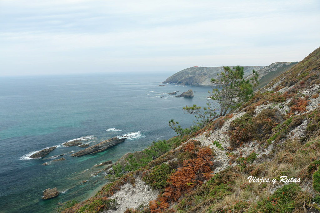 Ruta de los acantilados del Cabo Vidío