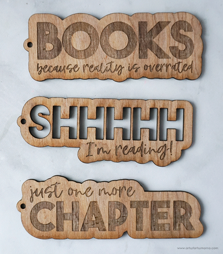 I Like Big Books - Wood Bookmark