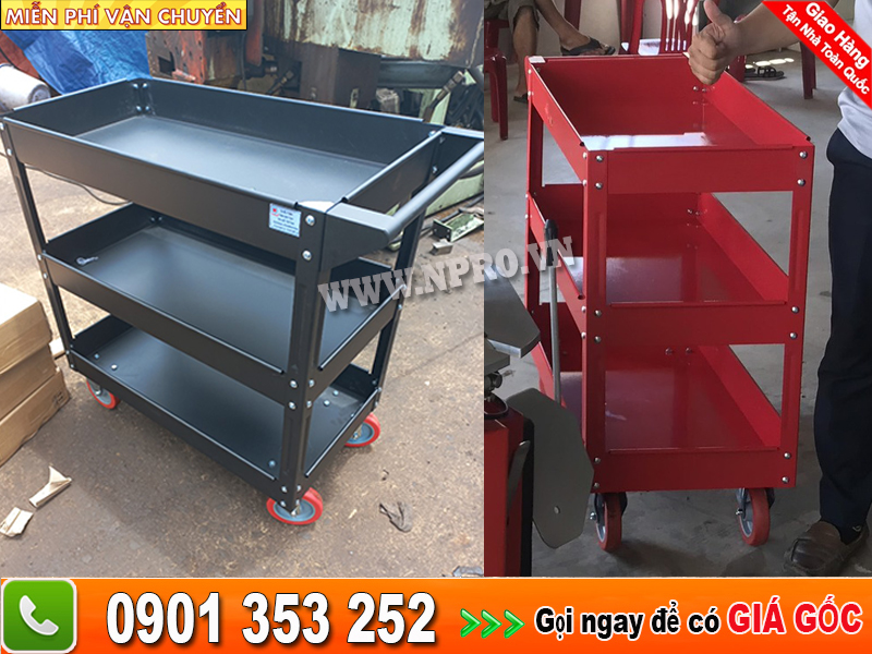 Kệ để đồ nghề sửa xe cao cấp 3 ngăn - 2