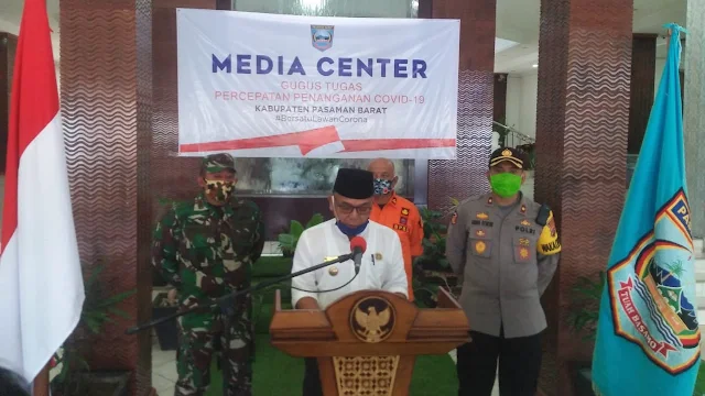 Foto: Bupati Pasaman Barat, H. Yulianto. PSBB Tahap III, Masuk Pasbar Diperiksa Super Ketat.