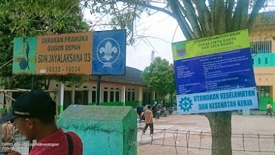 Rehabilitasi SDN Jayalaksana 03 Oleh Dinas CKDTR Kabupaten Bekasi. Kepsek: Alhamdulillah
