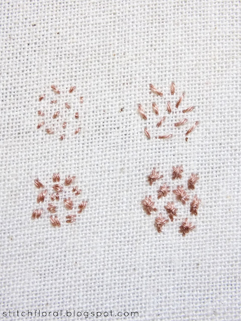 Learn how to seed stitch and how to shade with seeding