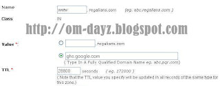 Setting Domain Blogspot Tanpa Menggunakan WWW