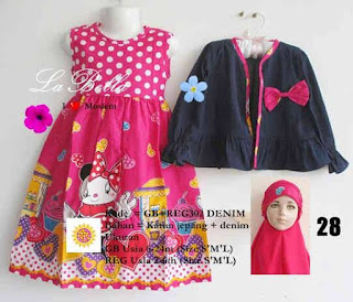 gamis labella size remaja 1