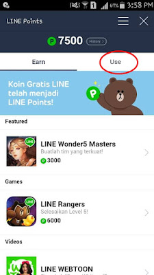 Cara menukarkan Line Point ke Line Coin