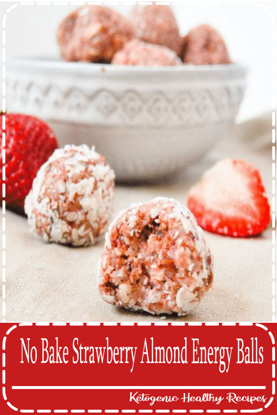 These strawberry almond energy balls are jam packed with healthy ingredients, and they only take 5 ingredients and 5 minutes to make. #energyballs #strawberryrecipes #strawberryalmond #energybites #vegandessert #summerrecipes #mealprep These strawberry almond energy balls are jam packed with healthy ingredients, and they only take 5 ingredients and 5 minutes to make. #energyballs #strawberryrecipes #strawberryalmond #energybites #vegandessert #summerrecipes #mealprep