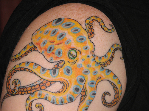 Octopus Tattoo Design Wallpaper