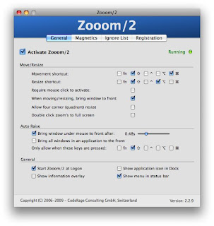 Pac-n-Zoom;  Resize