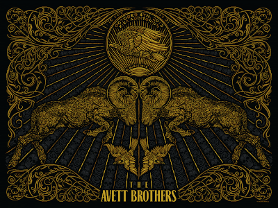 AVETT-brothers-Todd-Slater-albuquerque-poster