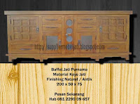 Supplier mebel jati jual furniture Buffet Jati Purnama ontianak denpasar jual furniture jepara indoor teak furniture indonesia