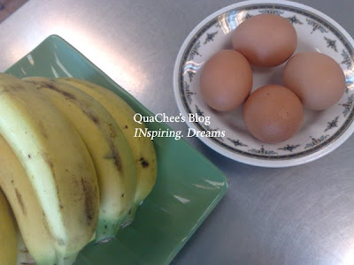 nasi kandar, banana and egg
