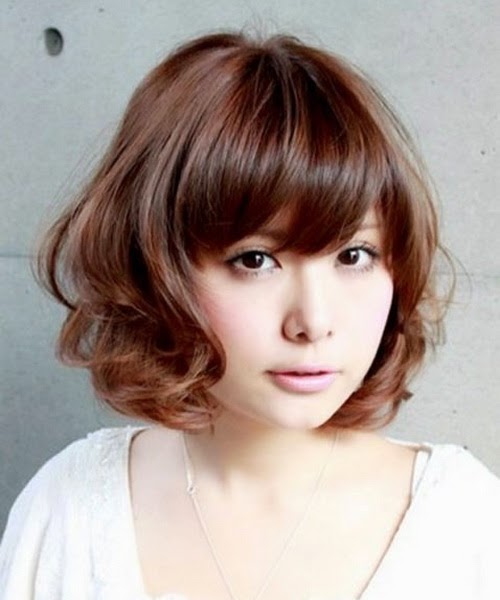 asian short hairstyles for round faces