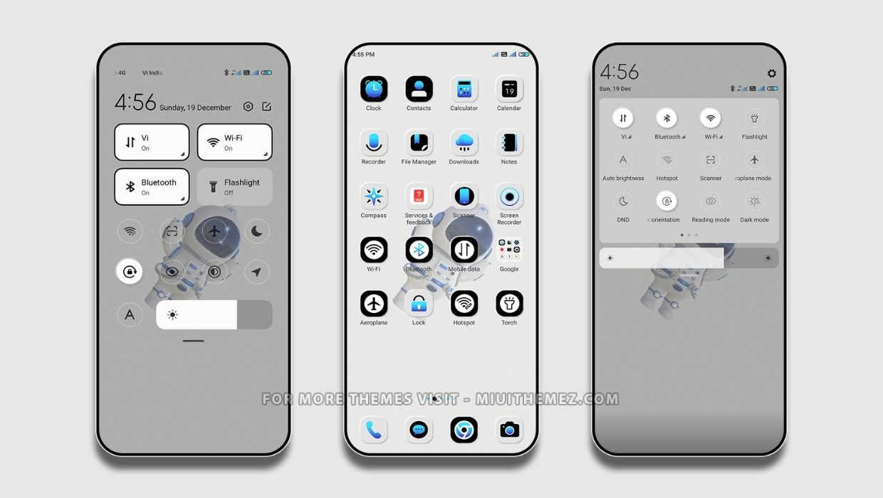 3D Astronauts MIUI Theme