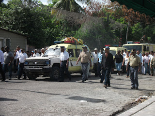 Sepultan los restos del Coronel del Cuerpo de Bomberos José Gómez Román.