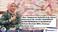 ALHAMDULILLAH Bunda Guru Honorer Kemendikbud dan Kemenag Akan Dapat BSU Lagi, Cek Nama Kamu Disini Bunda!