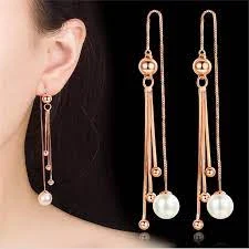 Girls Earrings Designs Images - Girls Gold, Stone Earrings New Designs Images, Pictures - kaner dul - NeotericIT.com