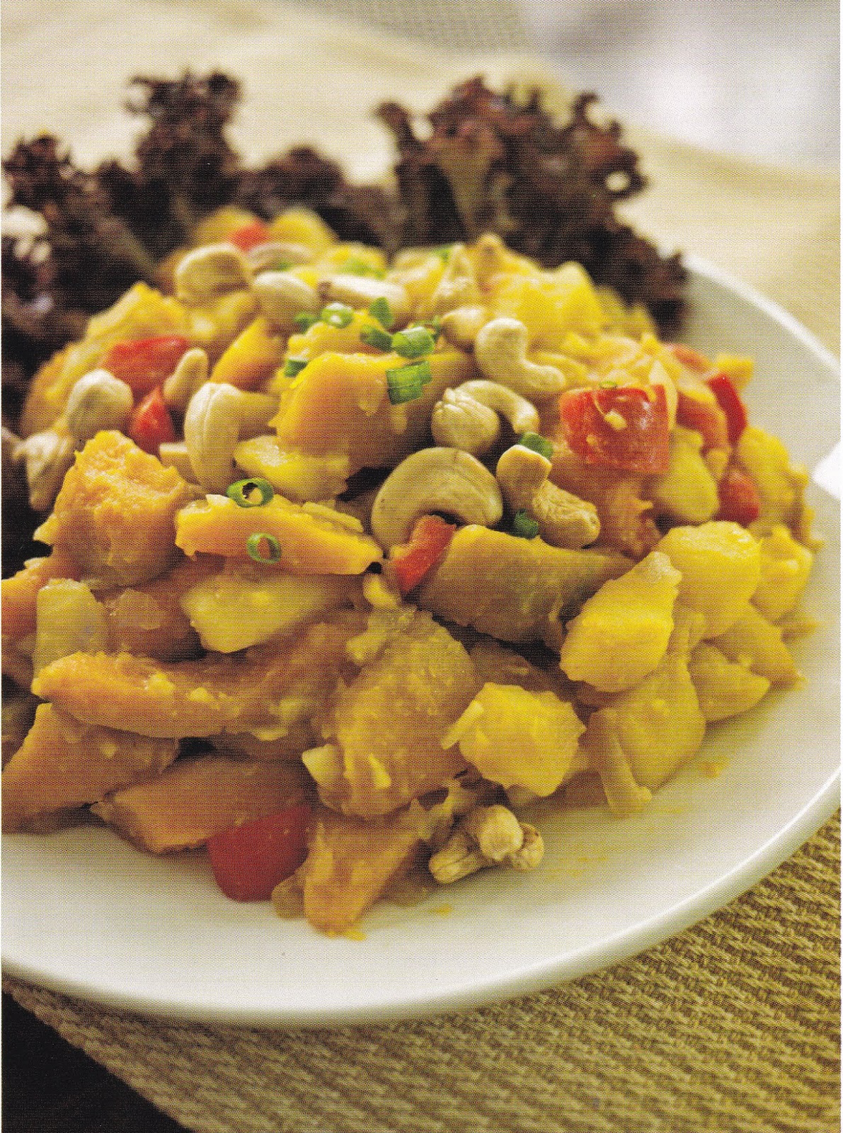Resep Membuat Kari Labu (Curry Pumpkin), Sayuran Hijau 