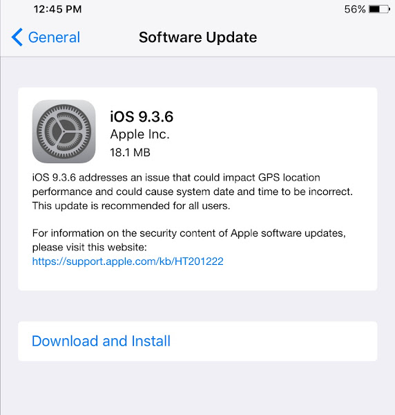 Download iOS 9.3.6 (13G37) IPSW files for iPhone/iPad